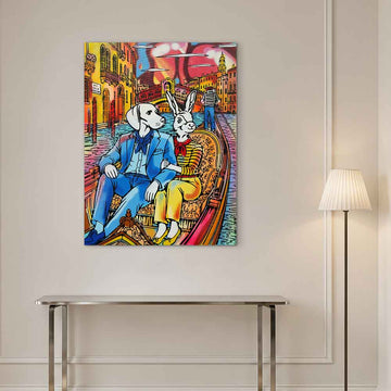Little Romance in Venice (Original Painting)