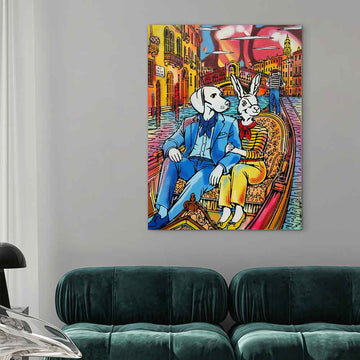 Little Romance in Venice (Original Painting)