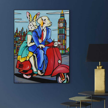 London Calling, Today (Original Painting)