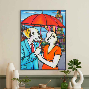 London Was a Place They Would Love (Original Painting)