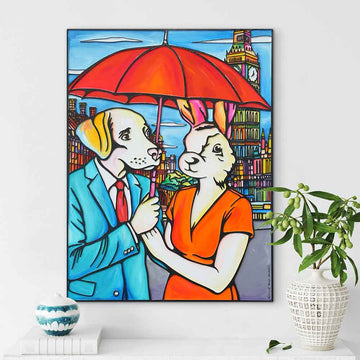 London Was a Place They Would Love (Original Painting)