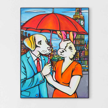 London Was a Place They Would Love (Original Painting)