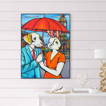 London Was a Place They Would Love (Original Painting)
