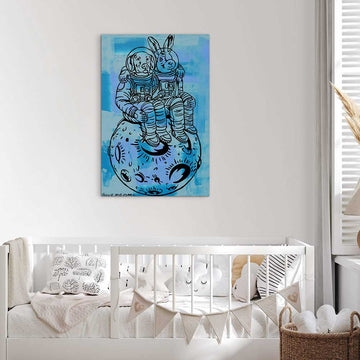 Lost in Love in Space (Original Painting)