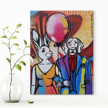 Love Balloons (Original Painting)