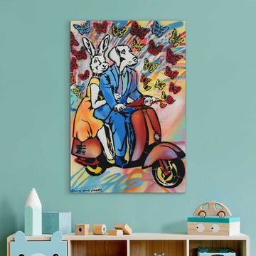 Love Is In The Air (Original Painting)