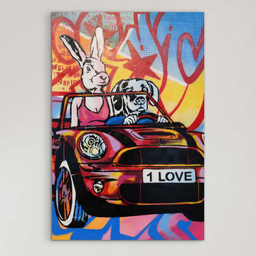 Love on the Last Planet (Original Painting)