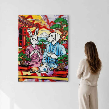 Love and Tea in Japan (Original Painting)
