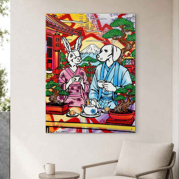 Love and Tea in Japan (Original Painting)