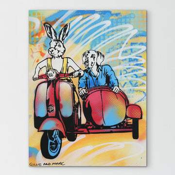 Love in Motion (Original Painting)