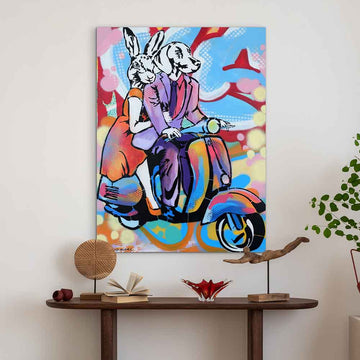 Love in the Fast Lane (Original Painting)