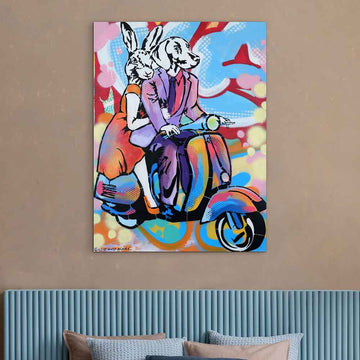 Love in the Fast Lane (Original Painting)