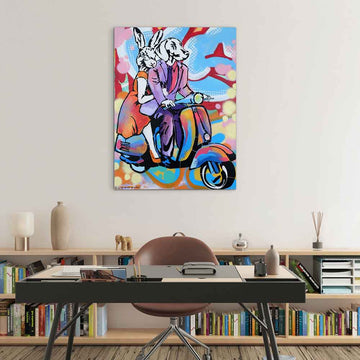 Love in the Fast Lane (Original Painting)