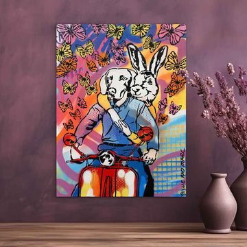 Love, Laughter, and the Road Ahead (Original Painting)
