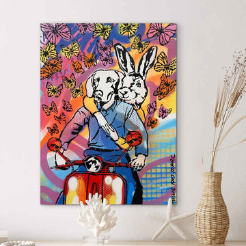Love, Laughter, and the Road Ahead (Original Painting)