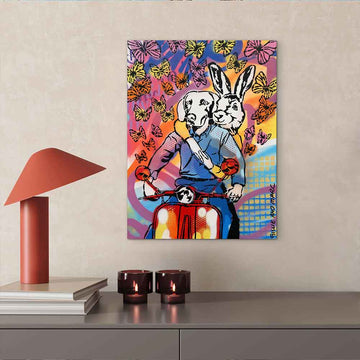 Love, Laughter, and the Road Ahead (Original Painting)