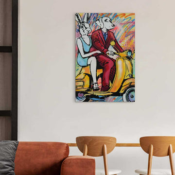 Lovers Riding (Original Painting)