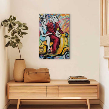 Lovers Riding (Original Painting)