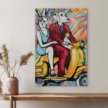 Lovers Riding (Original Painting)