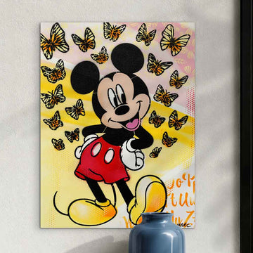 Mickey Had Butterflies on His Mind (Original Painting)