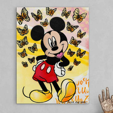 Mickey Had Butterflies on His Mind (Original Painting)