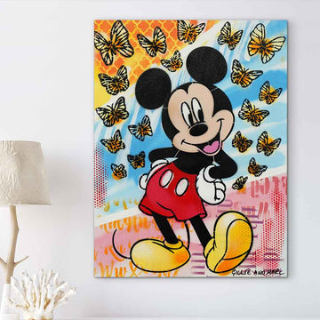Mickey Had a Little Flutter of Friends (Original Painting)