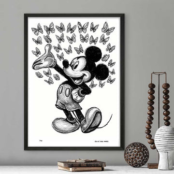 Mickey Is Here (Giclee Canvas Print)