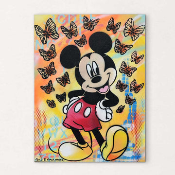 Mickey Is Very Happy (Original Painting)