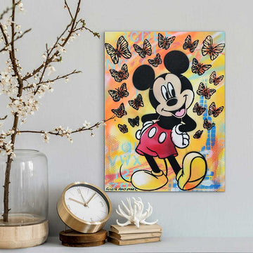 Mickey Is Very Happy (Original Painting)