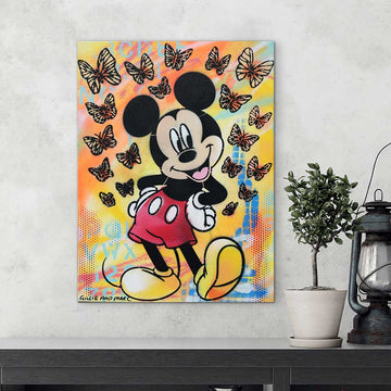 Mickey Is Very Happy (Original Painting)