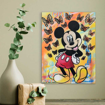 Mickey Is Very Happy (Original Painting)