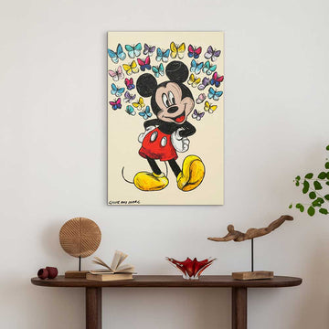 Mickey Loved The World (Original Painting)