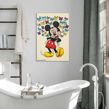 Mickey Loved The World (Original Painting)
