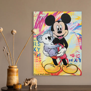 Mickey Loves All Koalas (Original Painting)