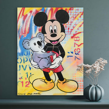 Mickey Loves Wildlife (Original Painting)