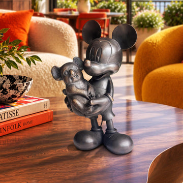Mickey Loves Koalas (Bronze Sculpture, Miniature Collection)