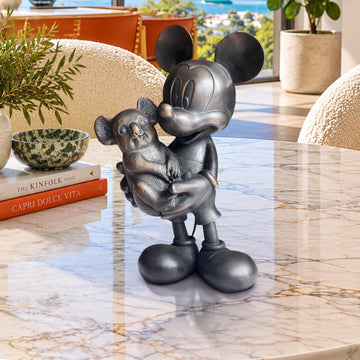 Mickey Loves Koalas (Bronze Sculpture, Miniature Collection)