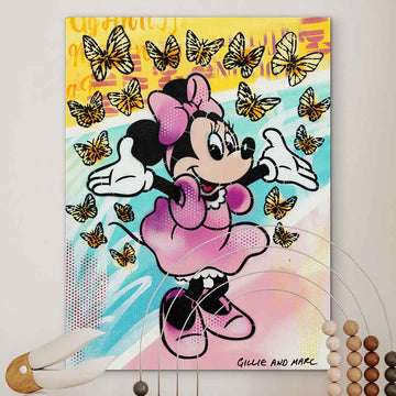 Minnie Had Butterflies on Her Mind (Original Painting)