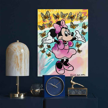 Minnie Had Butterflies on Her Mind (Original Painting)
