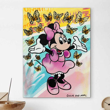 Minnie Had Butterflies on Her Mind (Original Painting)