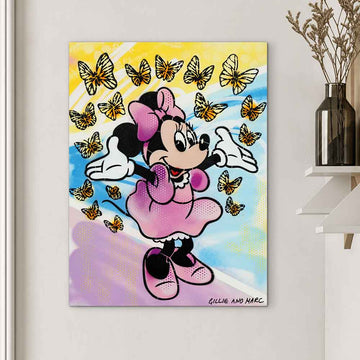Minnie Had a Little Flutter of Friends (Original Painting)