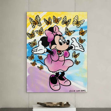 Minnie Had a Little Flutter of Friends (Original Painting)