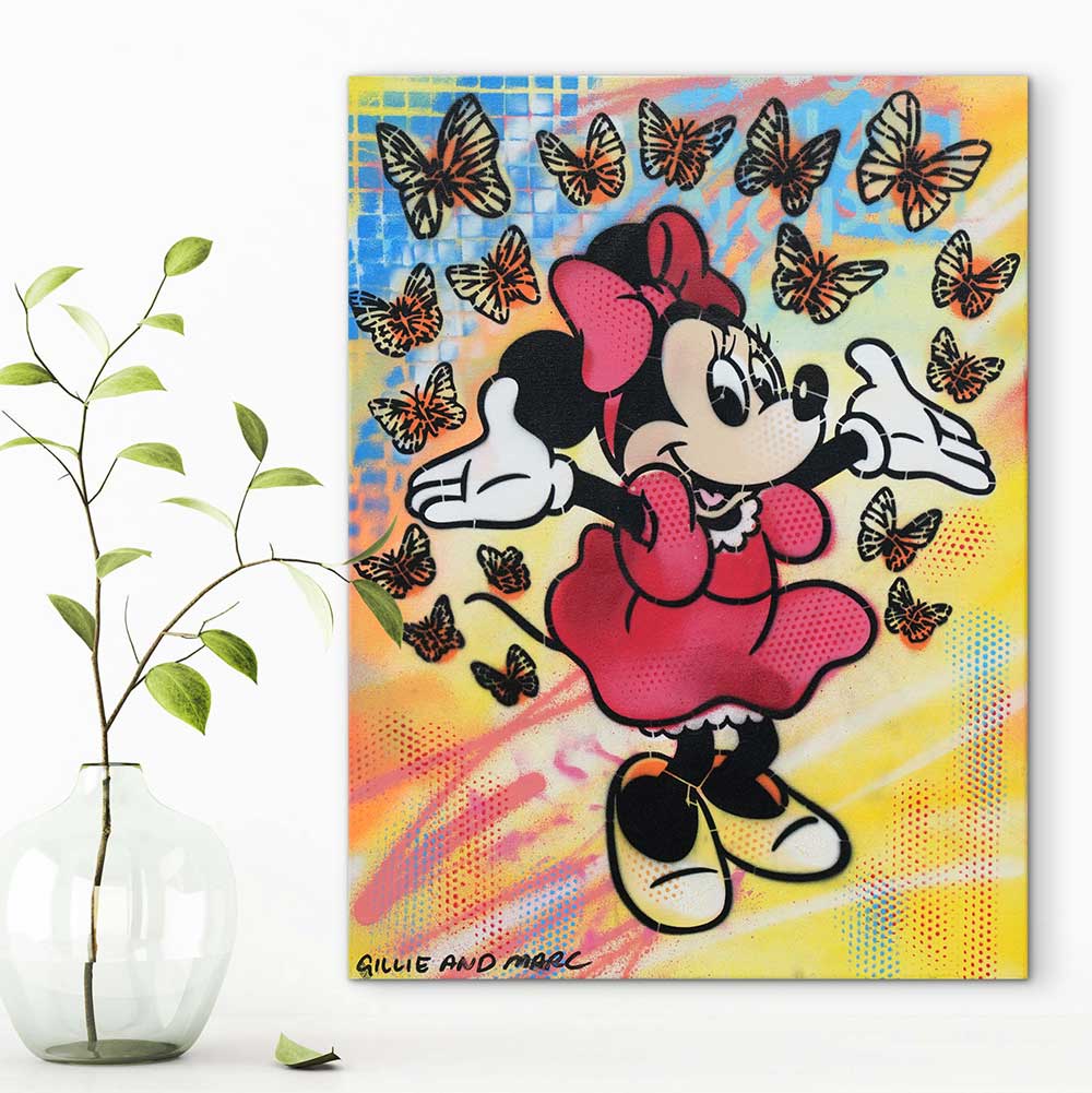 Minnie Is Very Happy (Original Painting) – Gillie and Marc®