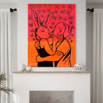 More Than a Kiss (Original Painting)