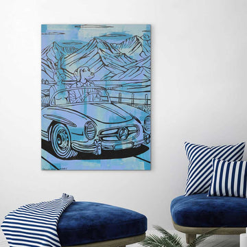 Mountain Driving (Original Painting)