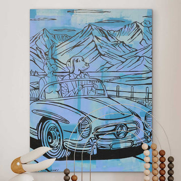 Mountain Driving (Original Painting)