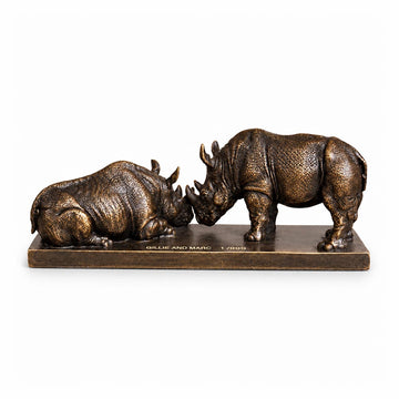 Najin and Fatu Forever (Bronze Sculpture, Miniature)