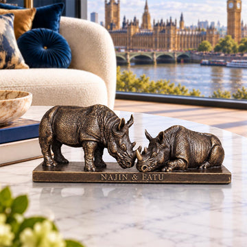 Najin and Fatu Forever (Bronze Sculpture, Miniature)