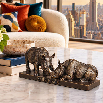 Najin and Fatu Forever (Bronze Sculpture, Miniature)