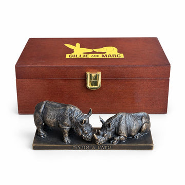 Najin and Fatu Forever (Bronze Sculpture, Miniature)